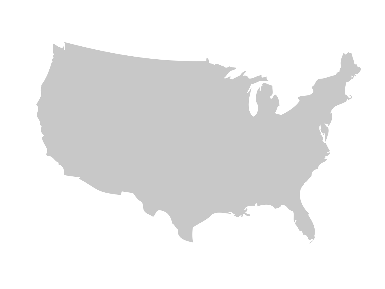 EverClean nationwide coverage map with location pins across the United States